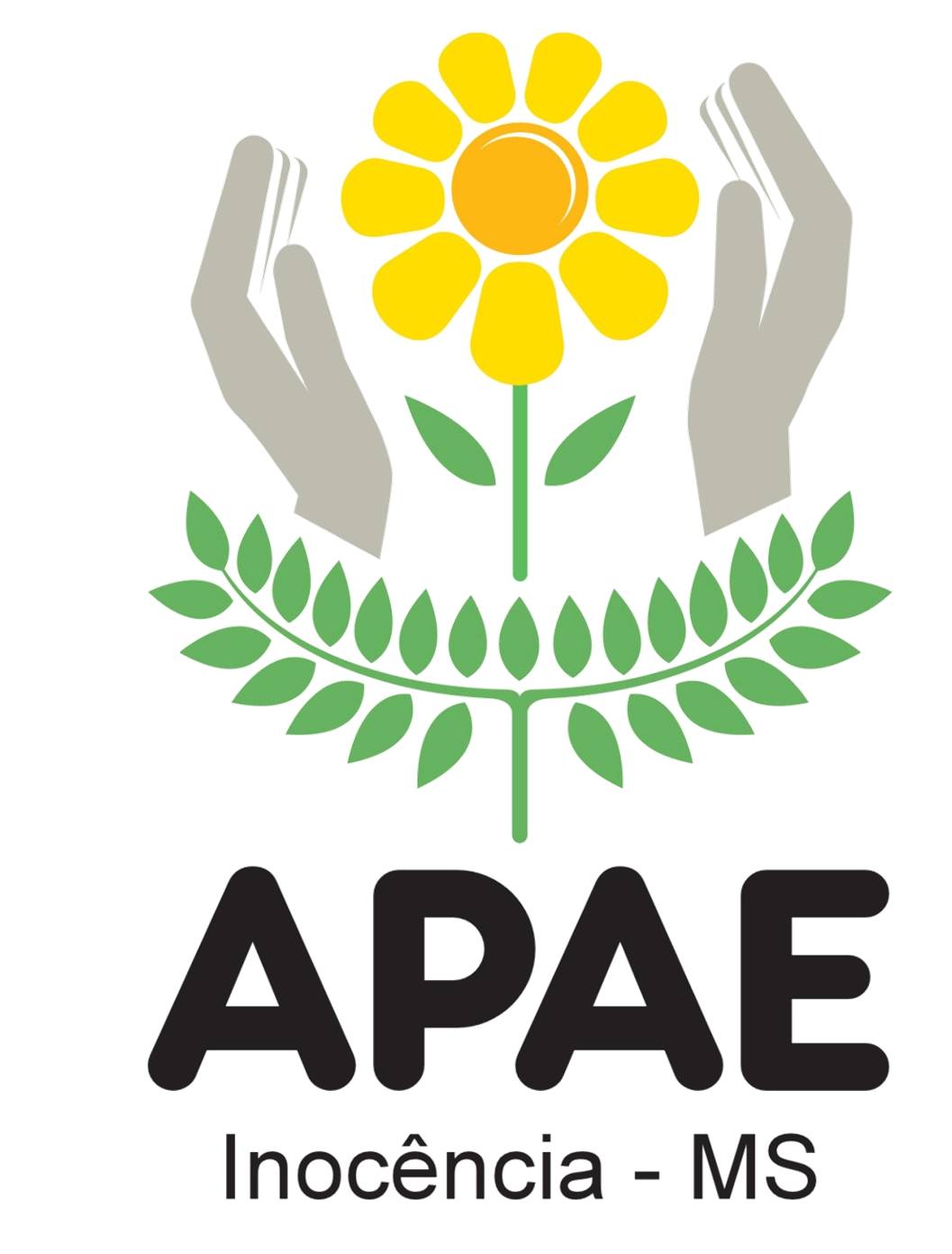 Logo oficial da APAE de Inocência-MS